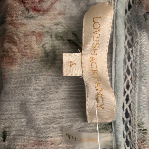 LOVESHACKFANCY India Dress Size L NEW - Picture 8 of 9